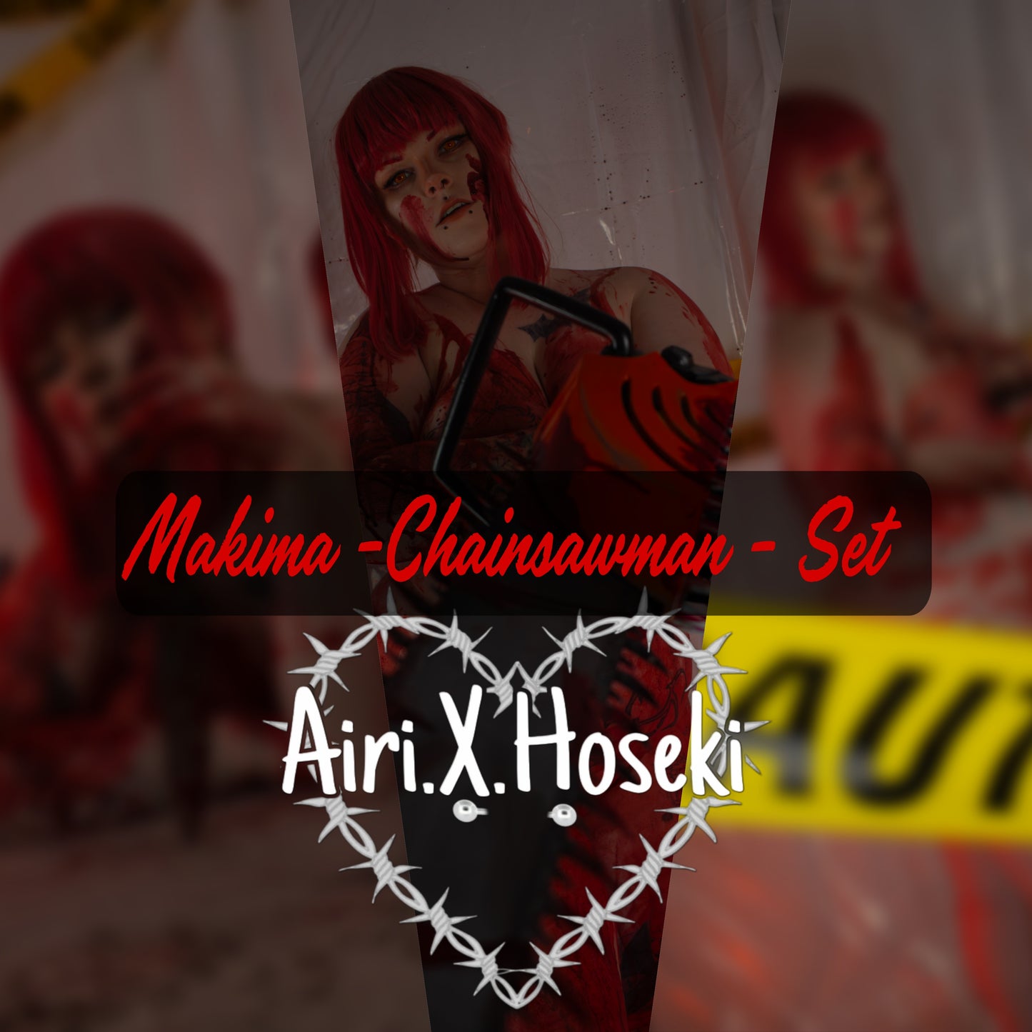 Makima Chainsaw Man Bloody Set