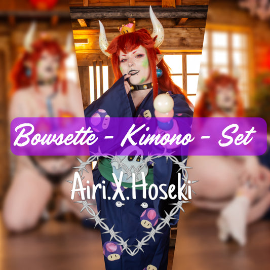 Kimono Bowsette Set
